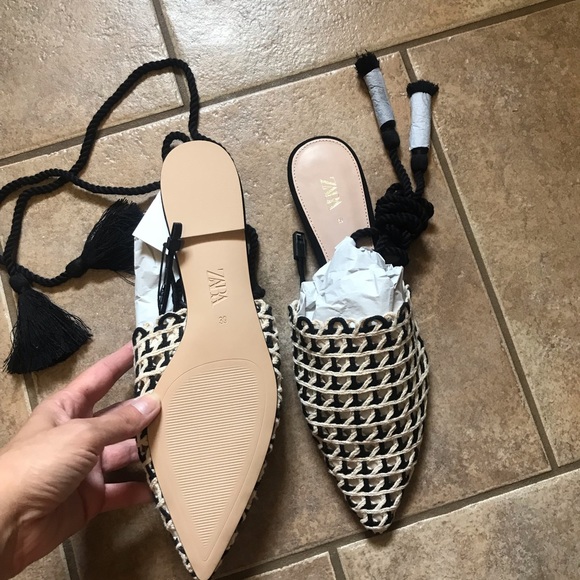 Zara flat woven mules - Picture 4 of 6